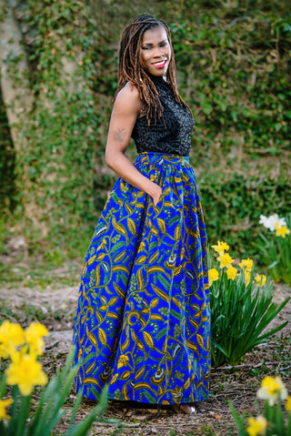 ADAEZE AFRICAN PRINT SKIRT