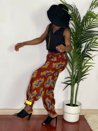 Dara African Print Jogger Pant